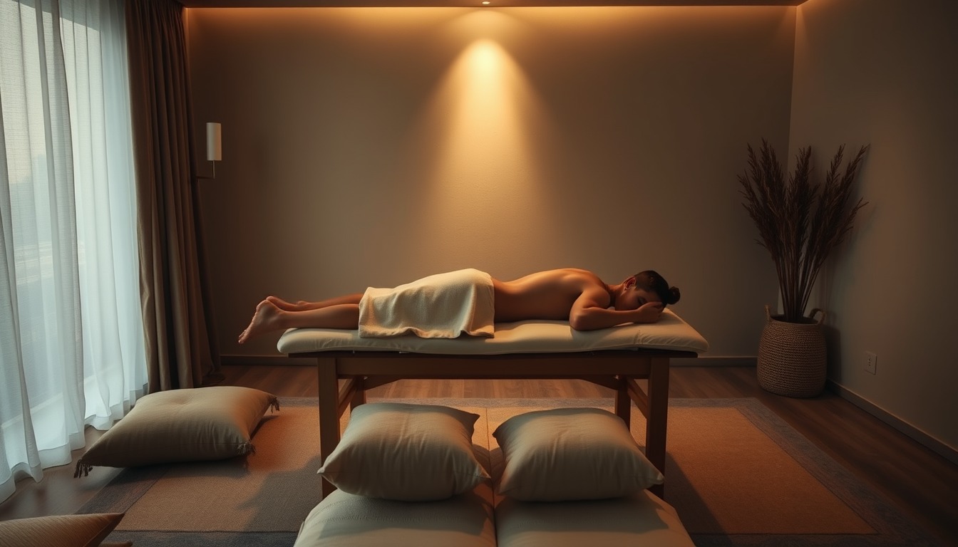 A type of massage with loving touches